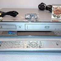 Videoregistratore vcr vhs dvd recorder LG RC69221