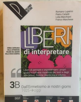 9788868895303 Liberi di interpretare 3B Luperini