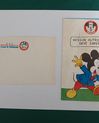 DEPLIAN e LETTERA CLUB DI TOPOLINO, Vintage Origin