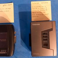 Lotto di due walkman DA RIPARARE