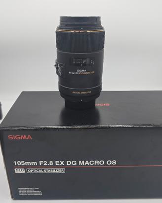 SIGMA 105 F2.8 EX DG MACRO OS X NIKON AF