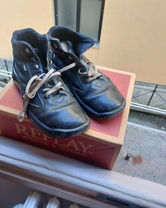 scarpe in pelle,  marca Replay