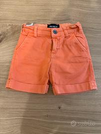 Pantaloncini bimbo Fred Mello arancioni 4 anni