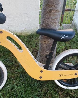 bici a spinta in legno