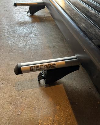 Box da tetto con barre menabo