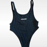 Body nero sgambato Orgvsm