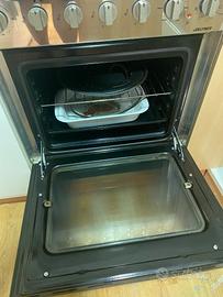 Cucina Jollynox inox – 4 fuochi a gas con forno