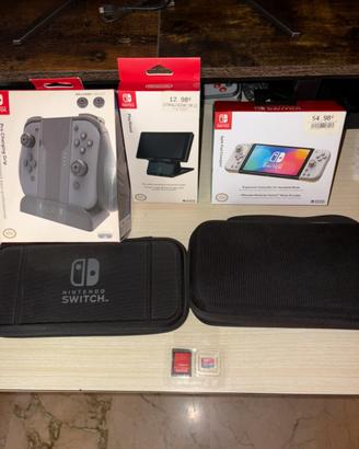 Lotto accessori Nintendo Switch