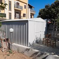 Box prefabbricato in acciaio 360x430cm 15mq bianco