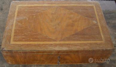 SCATOLA PORTAGIOIE COFANETTO ANTICO del 900