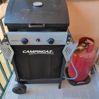 Campingas barbecue GPL con fornello