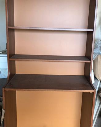 Armadio Libreria con Letto a Scomparsa Integrato