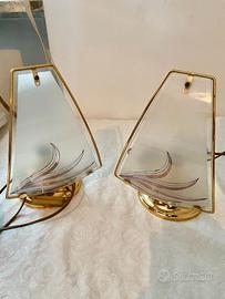 Lampade Abat Jour vetro - come nuove