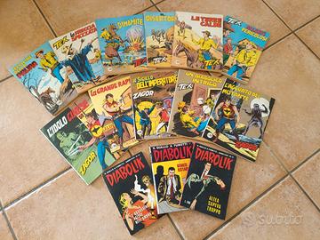 Fumetti vintage Tex Zagor Diabolik 