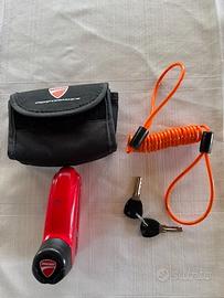Kit lucchetto blocca disco Ducati rosso