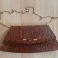 Borsa in rettile  Vintage anni 70