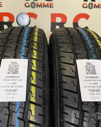 2 GOMME USATE 175/75R 16 C 101/99 R STARMAXX