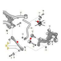 Silent block VW Golf 6 posteriori
