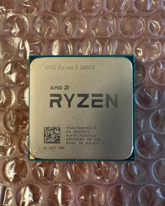 AMD Ryzen 5 2600x con dissipatore