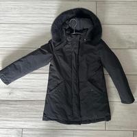 Parka woolrich nero bambina 10 anni