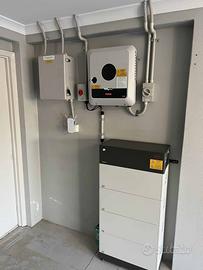 Impianto 10kw fotovoltaico kit 6kw accumulo litio