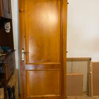 Porta il legno con telaio