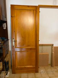 Porta il legno con telaio