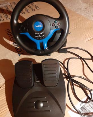 volante e pedaliera per ps2 