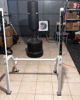 stazione squat Physionics Supporto Bilanciere  Rac