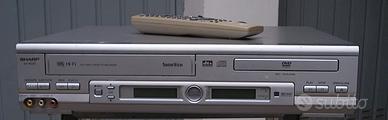 Vcr + dvd SHARP HIFI 6 TESTINE revis e garantito