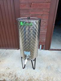 serbatoio acciaio inox 100 litri per alimenti