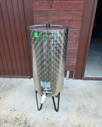 serbatoio acciaio inox 100 litri per alimenti