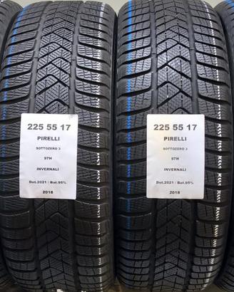 4 GOMME 225 55 17 PIRELLI A2018