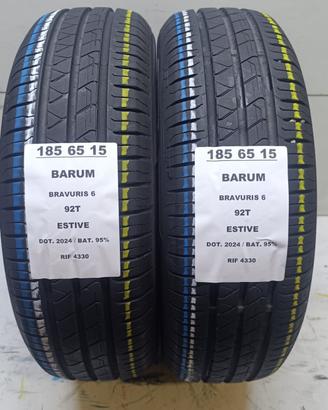 2 GOMME 185 65 15 BARUM 2024 RIF4330