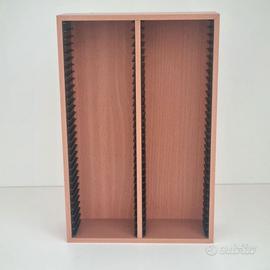Porta CD singoli in legno con 60 posti usato