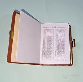 Piccola agendina da borsetta originale anni '70 -