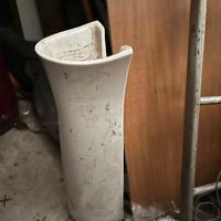 Lavandino bagno piu colonna in ceramica