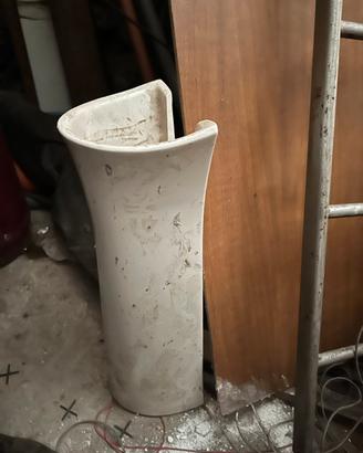 Lavandino bagno piu colonna in ceramica