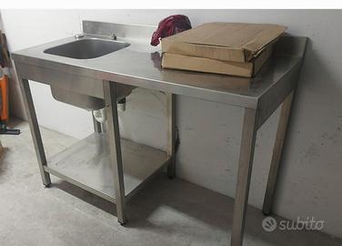 Lavandino in Acciaio inox 