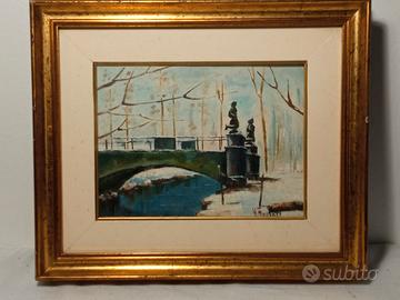 V.Fossati - Il Ponte delle Sirenette a Milano