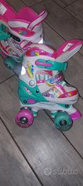 pattini a rotelle per bambina misura 30 33 led