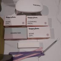 Set mani semipermanente con luce