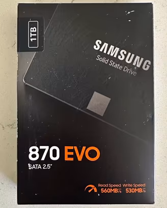 Samsung 870 EVO SSD 1TB - Nuovo e sigillato
