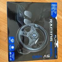 Volante con pedaliera