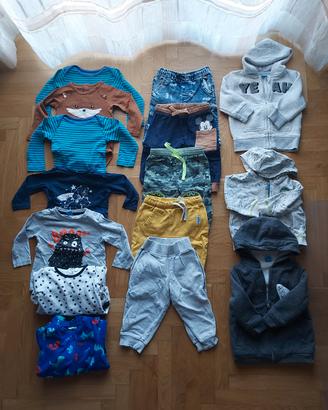 Set  vestiti bambino 9-12 mesi inverno 