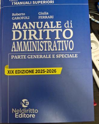 Manuale di diritto amministrativo