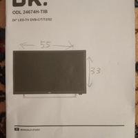 Led - Tv  24 Pollici di marca OK.