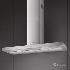 CAPPA PARETE SMEG K1200XE 120CM ACCIAIO INOX 2 LUC