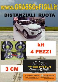 Kit 4 Distanziali Ruota For RangeRover Evoque 2011