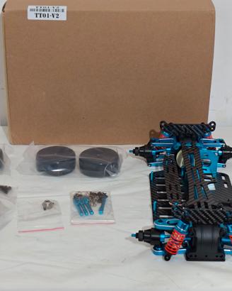 Auto elettrica 1:10 telaio TT1 V2 Carbonio Ergal